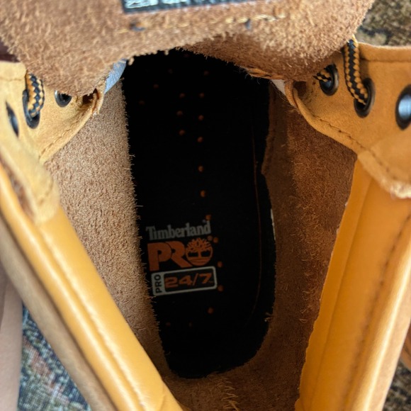 Timberland PRO Barstow Wedge 6 Soft Toe Work Boots Men 8 A5VRB Tan Leather EH SR main image 9